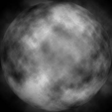 【photoshop】　月を描きたい('ω')