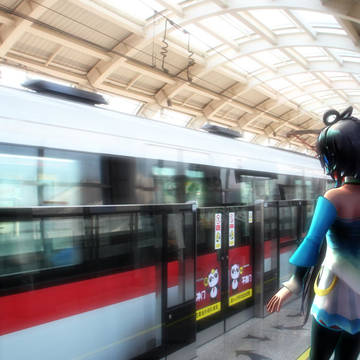 【MMD】Luo Tianyi& Hangzhou Metro