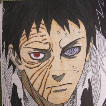 NARUTO 宇智波帶土 仿繪
