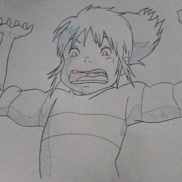 【千と千尋の神隠し】千尋 原画風に描いてみた