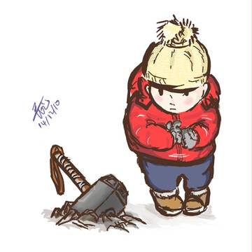 孩子与雷神之锤 Kid and Mjolnir