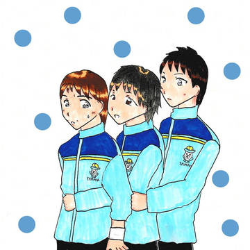 水色　同世代3人組
