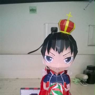 影山飛雄ペーパークラフト
