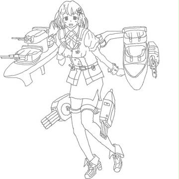 羽黒改二 模写