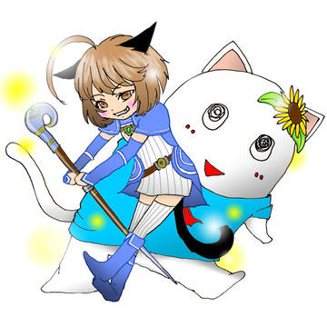 黒猫ウィズとふにゃっしー