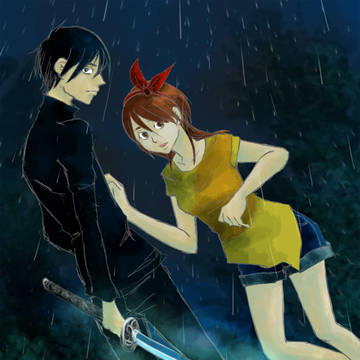 霧雨の中で