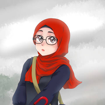 red scarf