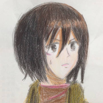 初めて描きました^^;