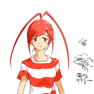 Shrimp girl