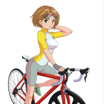 スポーツバイク×女の子
