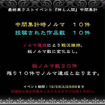 【PBBL】最終章ラストイベント:神と人間、中間集計【公式】