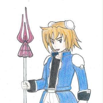 【オリキャラ全部描く】クー・ホリンとトーチ