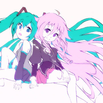 素足のミクとIA