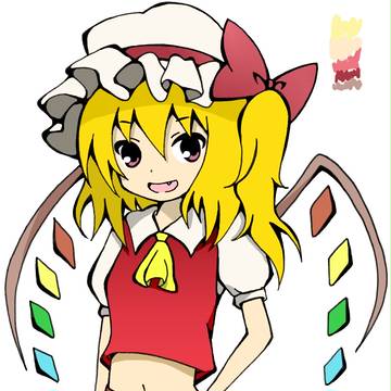 フランドール塗り塗り