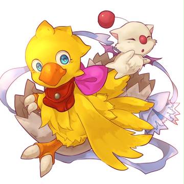 チョコボとモーグリ