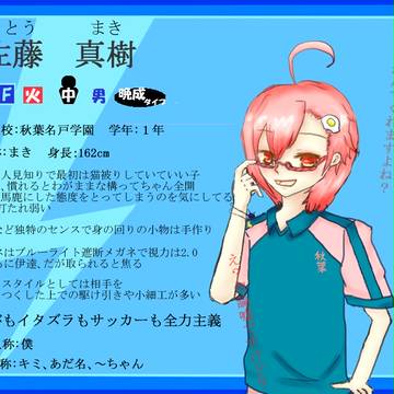 【絵師イナイレ化】佐藤　真樹【しょうよう】