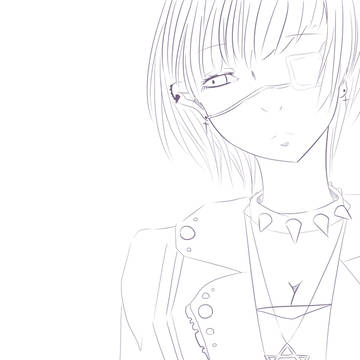 最近描いた線画