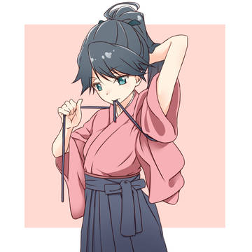 鳳翔さんの朝の支度