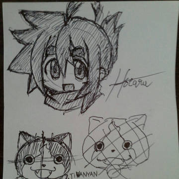 【落書き】ジバニャンとかの練習していた結果【描いてみた】