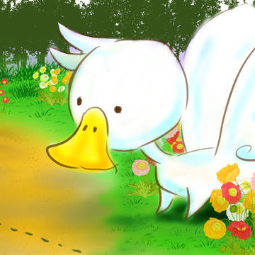 アリを見つめるノリタケ