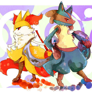 ルカリオとテールナー
