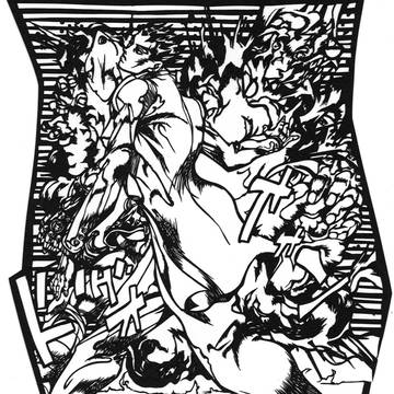 トレス切り絵