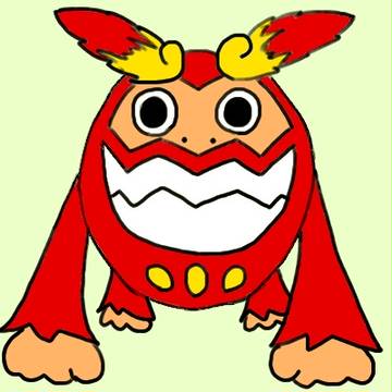 Twitter用　ヒヒダルマ
