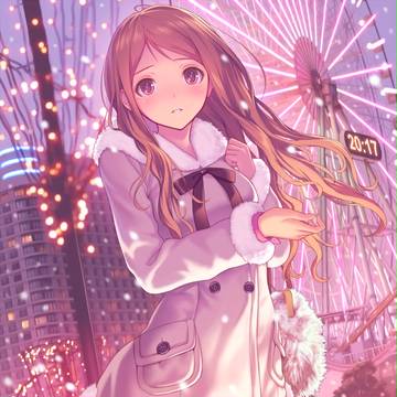今夜20時、観覧車前で
