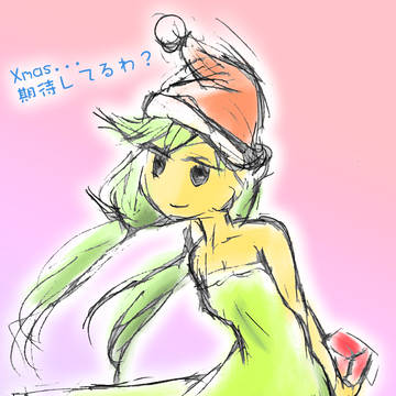 塗り絵 2014Xmas Summer
