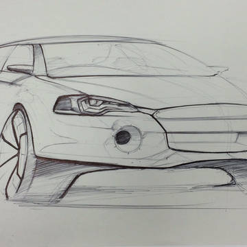 car sketch