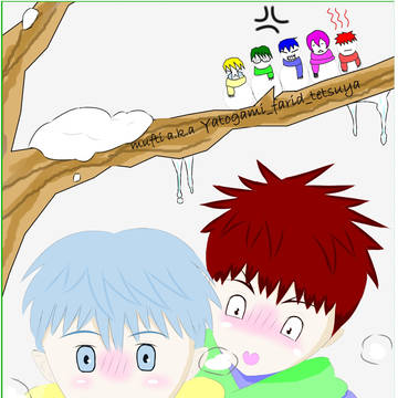 Kagami and Kuroko