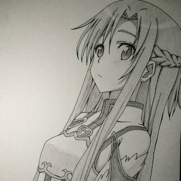 アスナ描いてみた