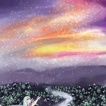 雪花的快乐