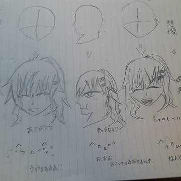 私の描き方