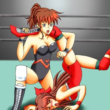 サンダー龍子VS武藤めぐみ