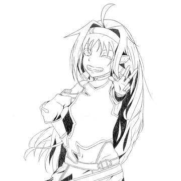 ユウキ(線画)