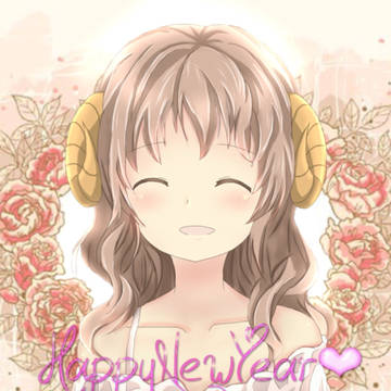 羊ちゃん HappyNewYear2015