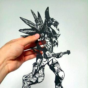 【切り絵】 Balsac the Jaws of Death