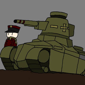 中戦車ラッカーション&戦車長