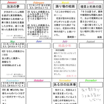 文字書き一年進化録
