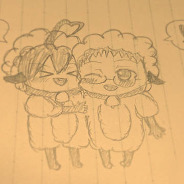 来年は羊なので...