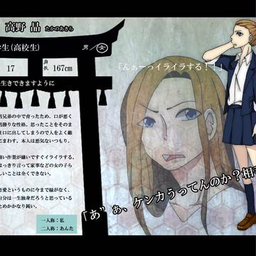 【狐嫁弐】高野　晶【人間】