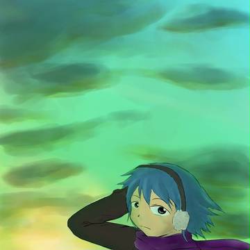 夕暮れ