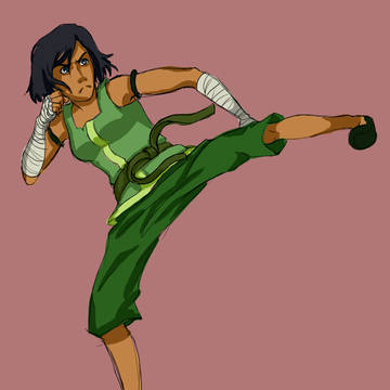 Korra Kicks Butt!
