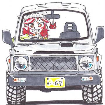 多分、年賀状用の絵でしょう