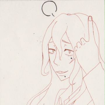 賀状企画2014年、　下絵