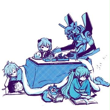 2015 エヴァ 年賀絵