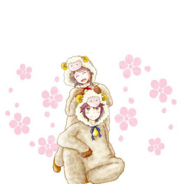 ２０１５年　年賀状イラスト