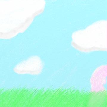 うさぎと空