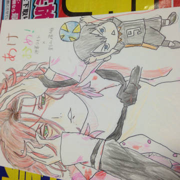 年賀状で描いたやつ2015